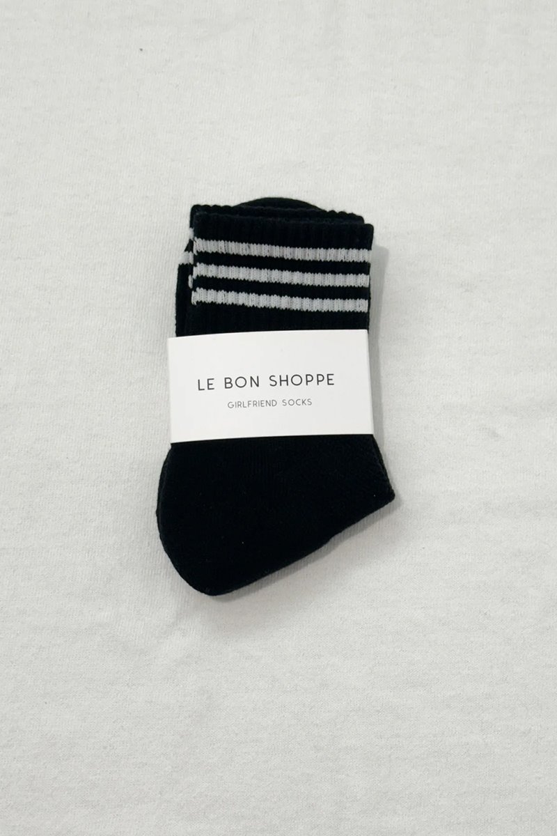 Le Bon Shoppe girlfriend sock - black