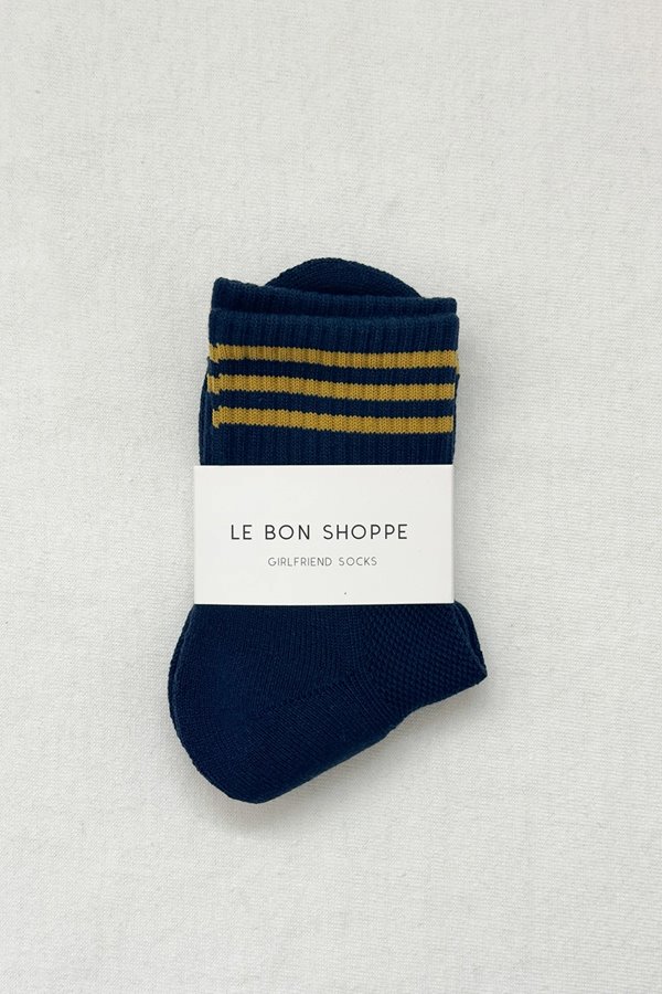 Le Bon Shoppe girlfriend sock - navy