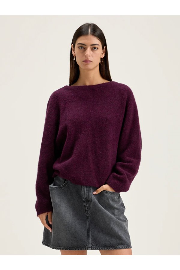 Bellerose deros knit - wine 