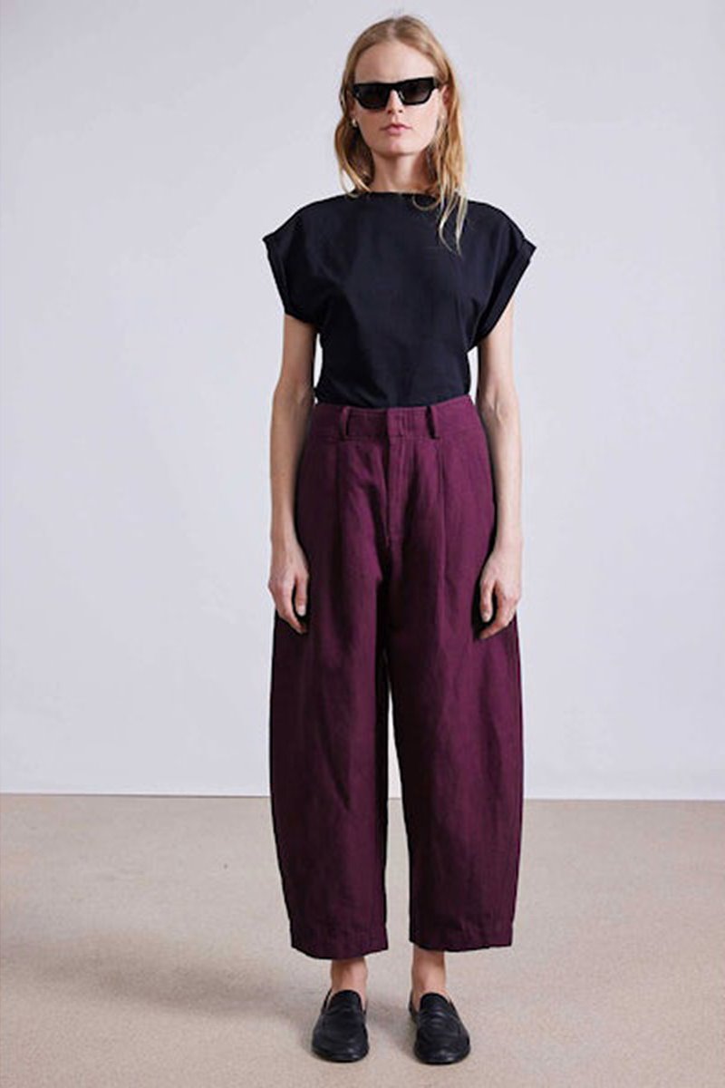 Apiece Apart bari cropped trouser - fig