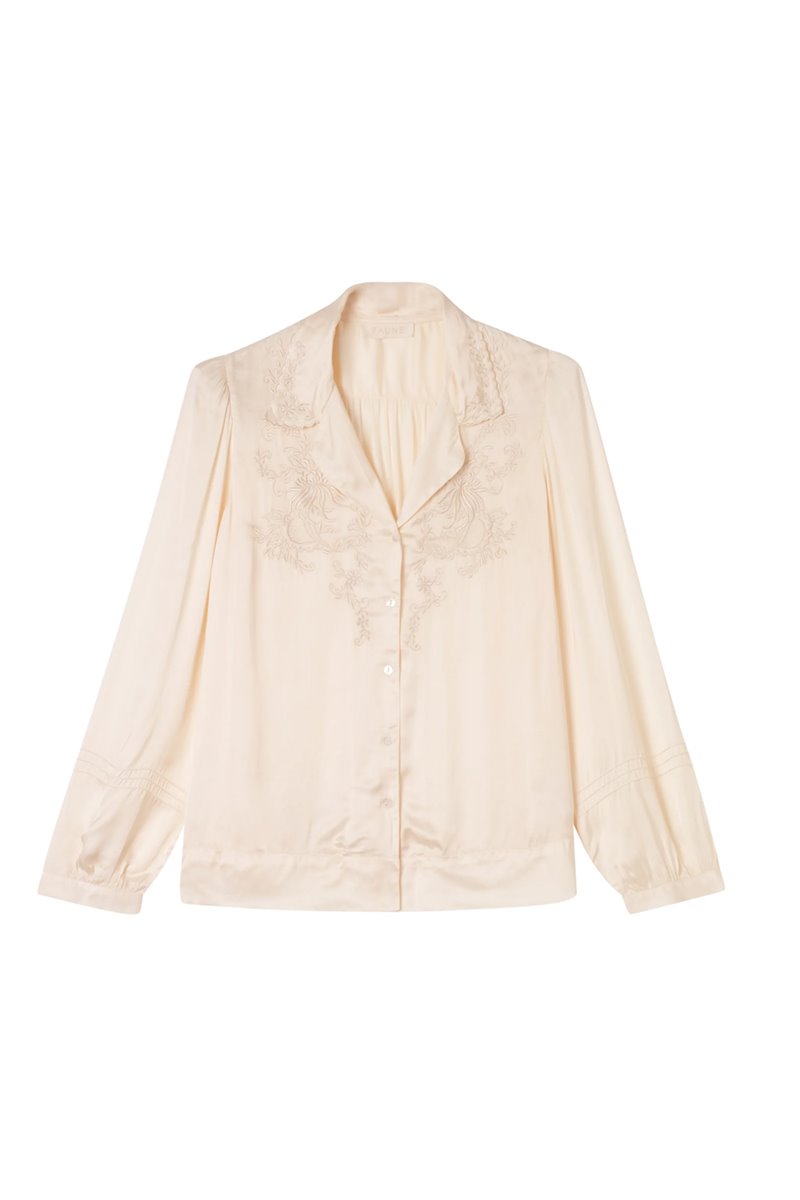 Faune eloise blouse  oyster