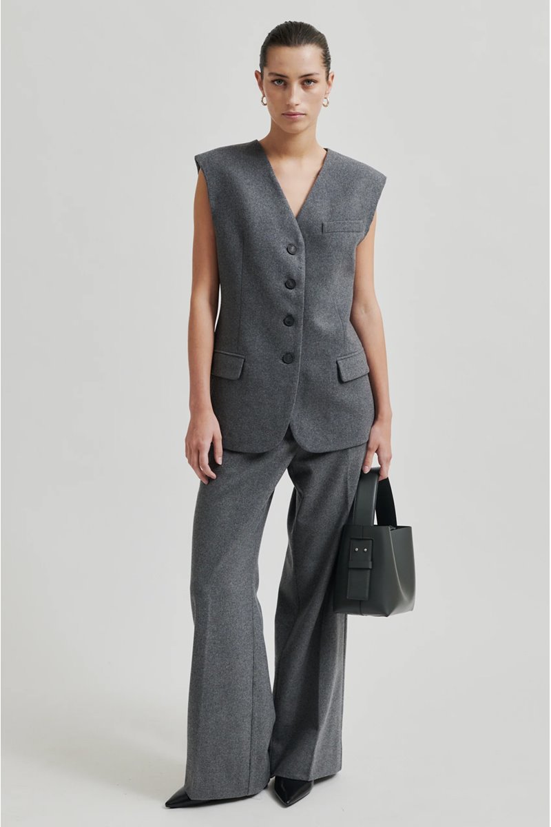 Second Female daze trouser grey melange