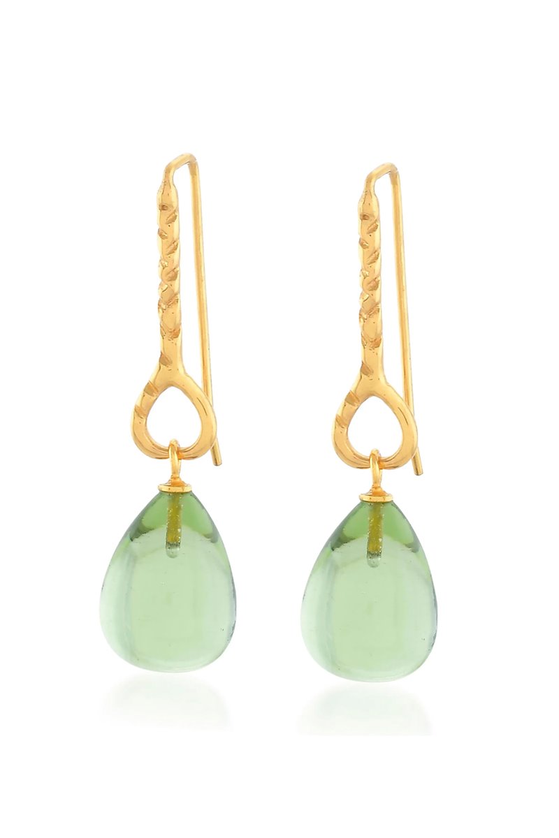 Shyla  helena earrings soft green