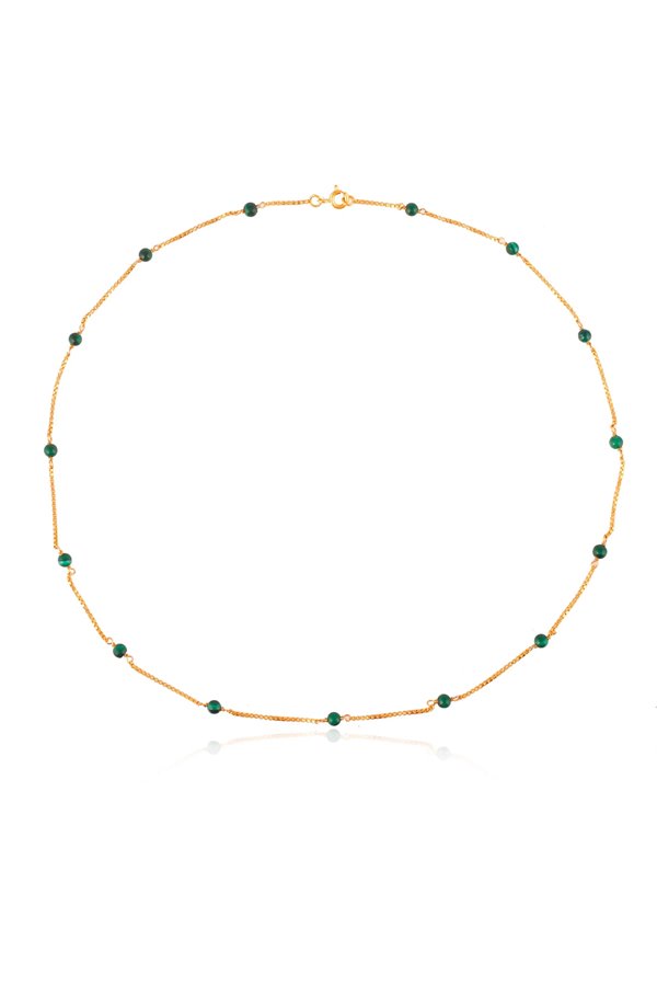 Shyla  venus necklace malachite