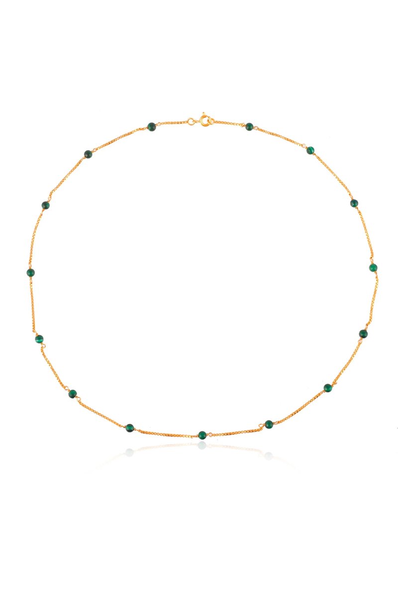 Shyla  venus necklace malachite