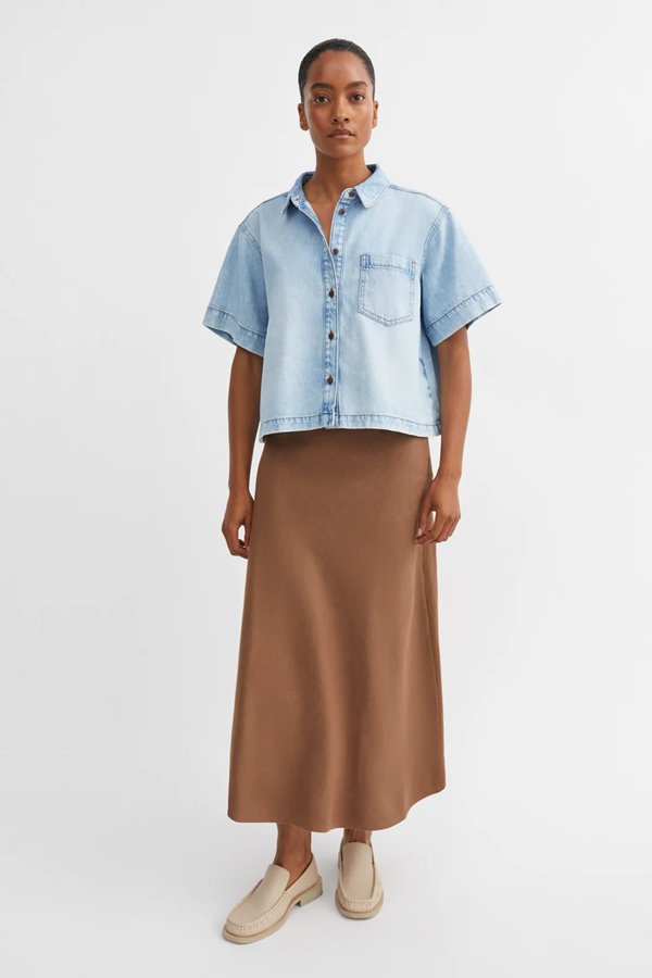 Skall Studio emina skirt warm brown