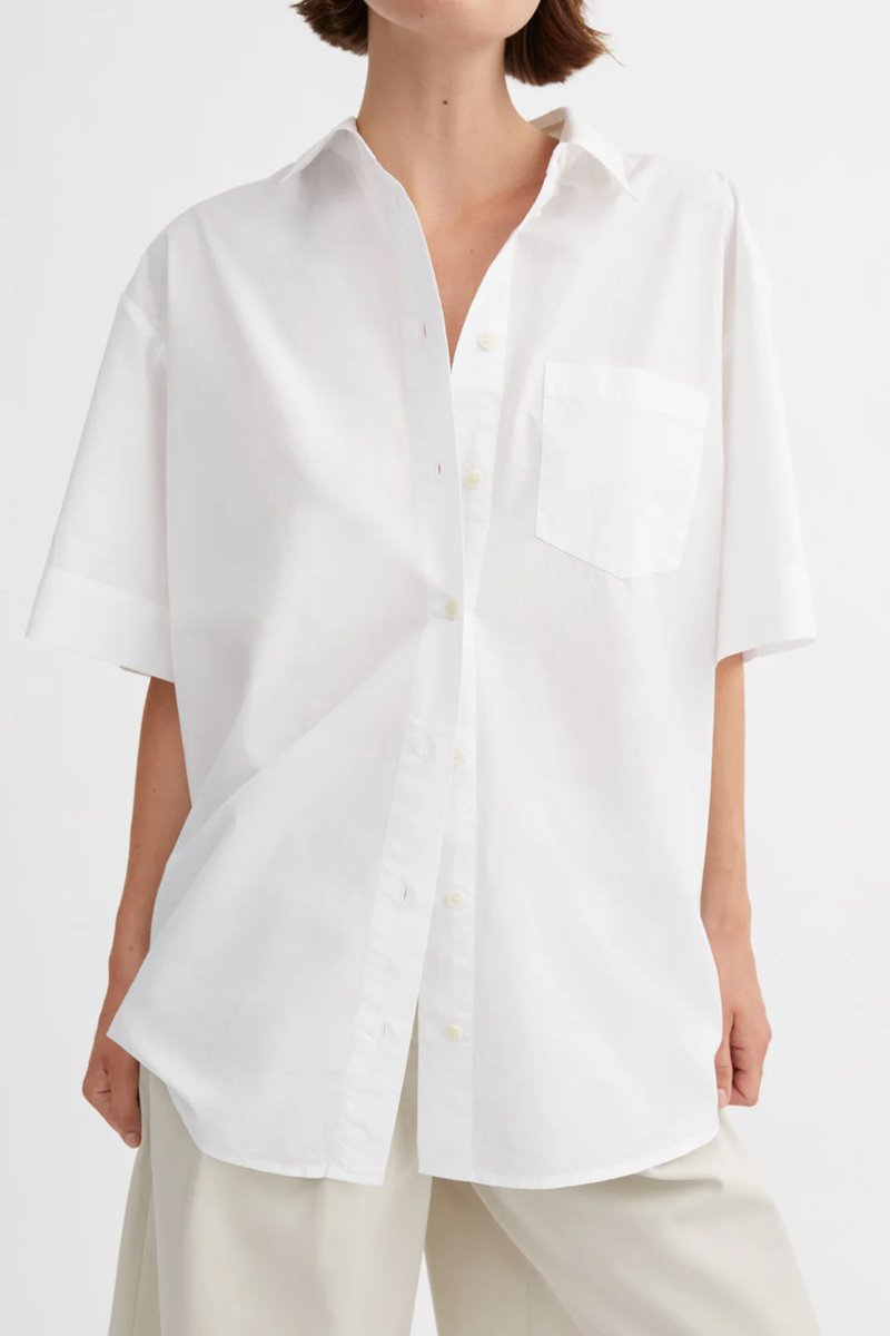 Skall Studio aggie shirt white